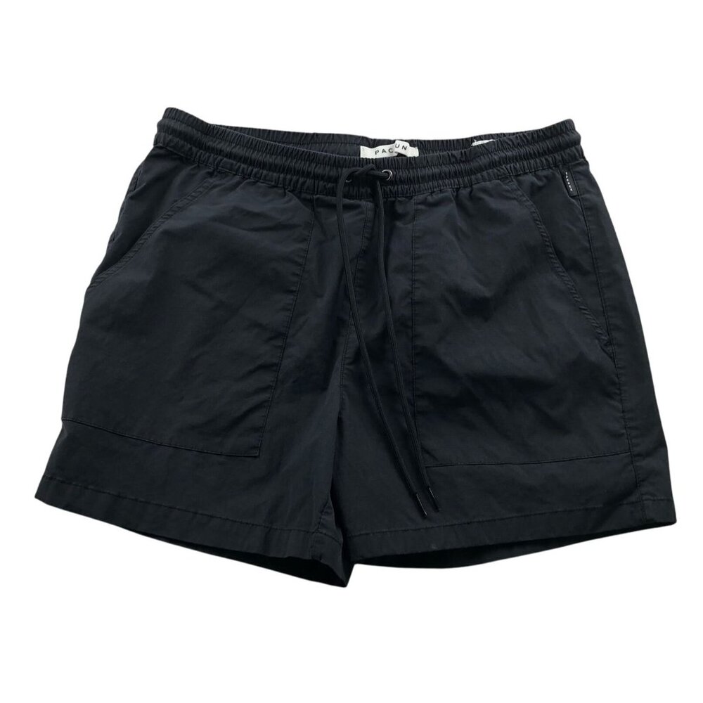 Pacsun Womens Activewear Shorts Medium Black Elastic Waist Drawstring Athleisure